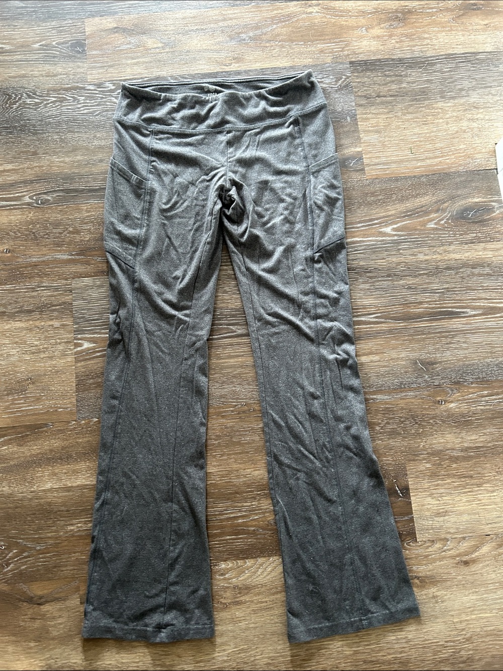 SO Gray Wide-Leg Yoga Pants